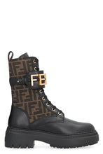 Load image into Gallery viewer, Fendigraphy leather combat boots

