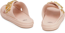 Load image into Gallery viewer, Leather slides with logo
