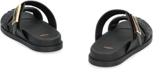 Load image into Gallery viewer, Fendi Feel leather slides
