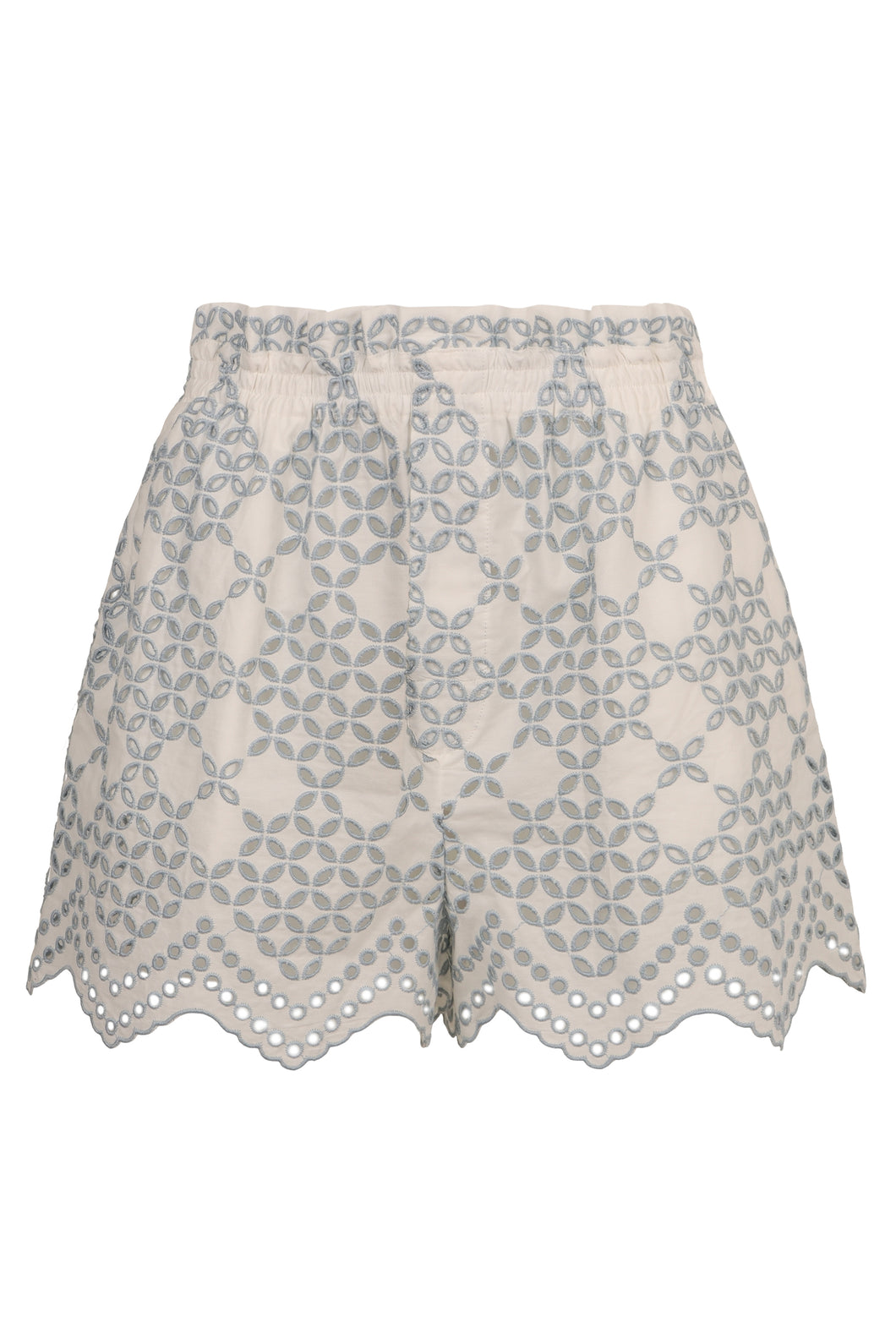 Cotton blend shorts