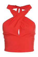 Load image into Gallery viewer, Smocked Kai cotton crop top
