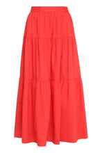 Load image into Gallery viewer, Sea cotton midi skirt
