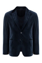 Load image into Gallery viewer, Single-breasted velvet jacket

