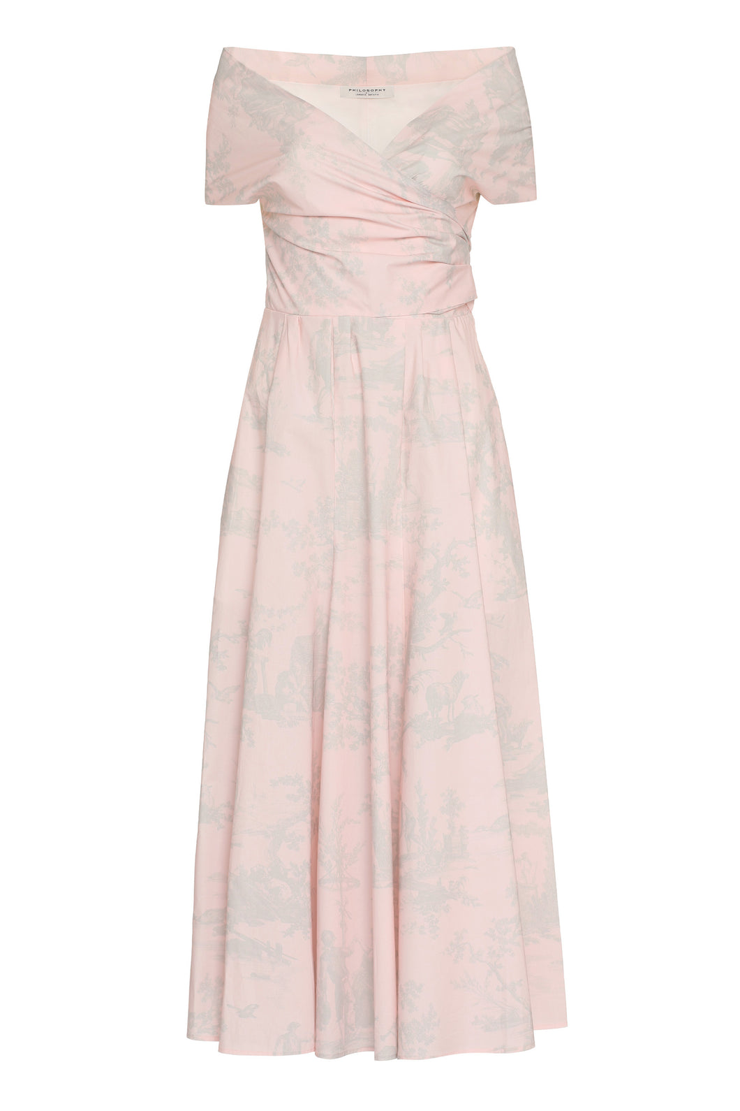 Printed cotton dress