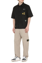 Load image into Gallery viewer, Trip short sleeve cotton blend shirt

