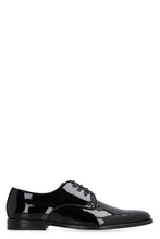 Load image into Gallery viewer, Patent leather lace-up derby shoes
