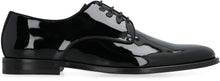 Load image into Gallery viewer, Patent leather lace-up derby shoes

