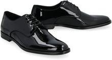 Load image into Gallery viewer, Patent leather lace-up derby shoes
