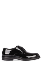 Load image into Gallery viewer, Patent leather lace-up derby shoes
