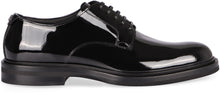 Load image into Gallery viewer, Patent leather lace-up derby shoes
