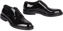Load image into Gallery viewer, Patent leather lace-up derby shoes
