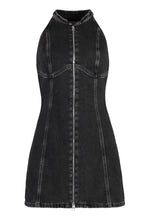 Load image into Gallery viewer, De-Lulu-Short denim dress
