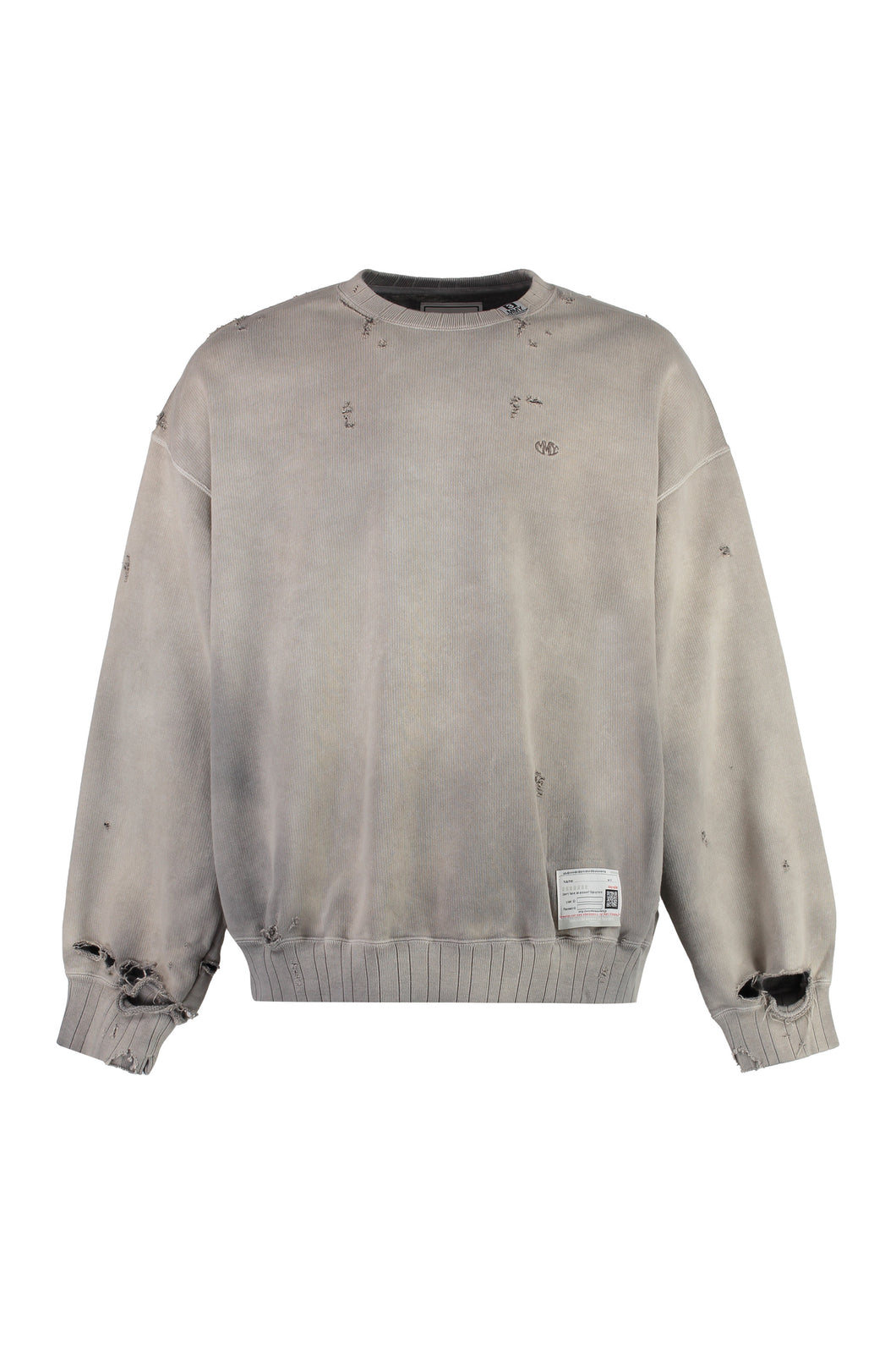 Cotton crew-neck sweatshirt