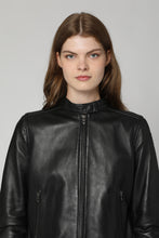 Load image into Gallery viewer, L-Ayla leather biker jacket
