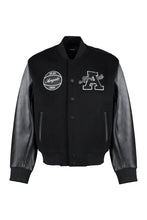 Load image into Gallery viewer, Hudosn wool bomber jacket with patch
