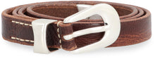 Load image into Gallery viewer, Calf leather belt with buckle
