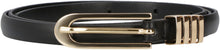 Load image into Gallery viewer, Leather belt with metal buckle
