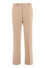 Load image into Gallery viewer, Cotton-blend straight-leg trousers
