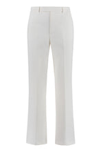 Load image into Gallery viewer, Cotton-blend straight-leg trousers
