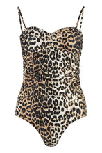 Load image into Gallery viewer, Leopard print one-piece swimsuit
