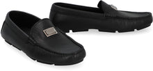 Load image into Gallery viewer, Logo detail leather loafers
