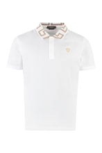 Load image into Gallery viewer, Stretch cotton piqué polo shirt
