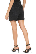 Load image into Gallery viewer, Criss Cross denim shorts
