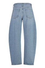 Load image into Gallery viewer, Balloon 5-pocket straight-leg jeans
