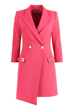 Load image into Gallery viewer, Double breasted blazer dress
