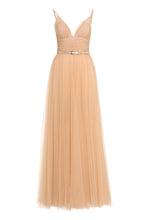 Load image into Gallery viewer, Red Carpet pleated tulle dress
