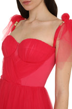Load image into Gallery viewer, Red Carpet pleated tulle dress
