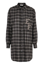 Load image into Gallery viewer, Checked cotton shirtdress
