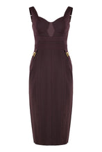 Load image into Gallery viewer, Bustier dress in elastic fabric
