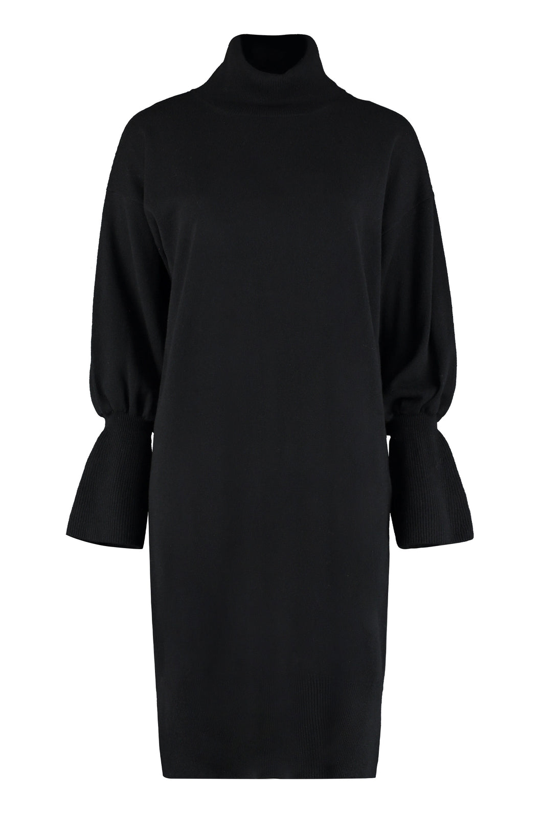 Knitted turtleneck dress