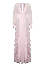 Load image into Gallery viewer, Red Carpet georgette dress

