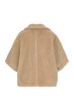 Load image into Gallery viewer, Adesso faux fur cape coat

