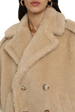 Load image into Gallery viewer, Adesso faux fur cape coat
