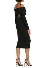 Load image into Gallery viewer, Ribbed knit midi dress
