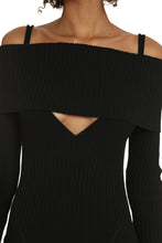 Load image into Gallery viewer, Ribbed knit midi dress
