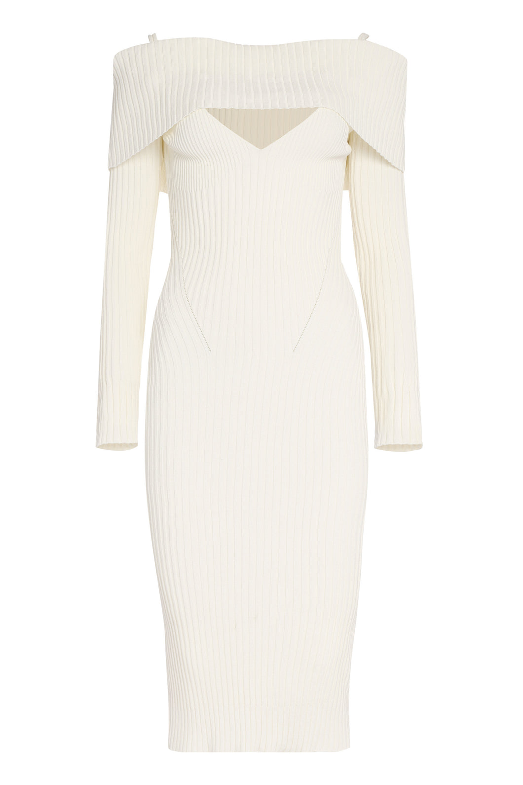 Ribbed knit dress