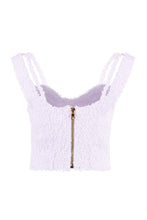 Load image into Gallery viewer, Tweed cropped top
