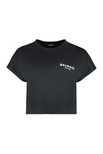 Load image into Gallery viewer, Cotton crew-neck T-shirt
