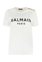 Load image into Gallery viewer, Cotton crew-neck T-shirt
