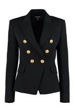 Load image into Gallery viewer, Wool double-breasted blazer
