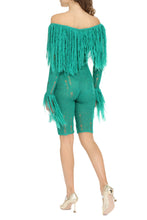 Load image into Gallery viewer, Fringes knitted playsuit
