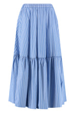 Load image into Gallery viewer, Aire striped cotton skirt
