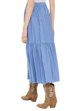Load image into Gallery viewer, Aire striped cotton skirt
