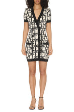 Load image into Gallery viewer, Jacquard knit mini-dress

