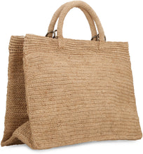 Load image into Gallery viewer, Anjara raffia tote bag
