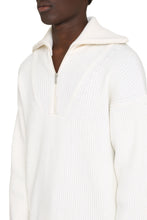 Load image into Gallery viewer, La Maille Zippée high collar zipped cardigan
